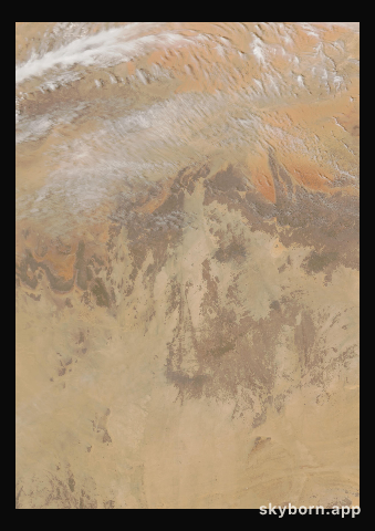The Earth on 23 April 2018 · Sahara, Algeria