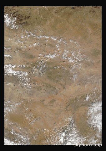 The Earth on 24 April 2018 · Gobi Desert