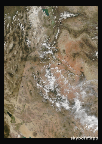 The Earth on 27 April 2018 · Colorado Plateau