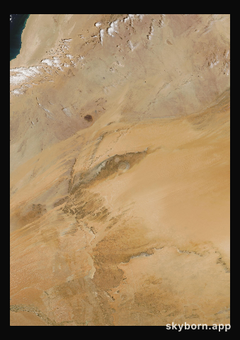The Earth on 30 April 2018 · Eye of the Sahara, Mauritania