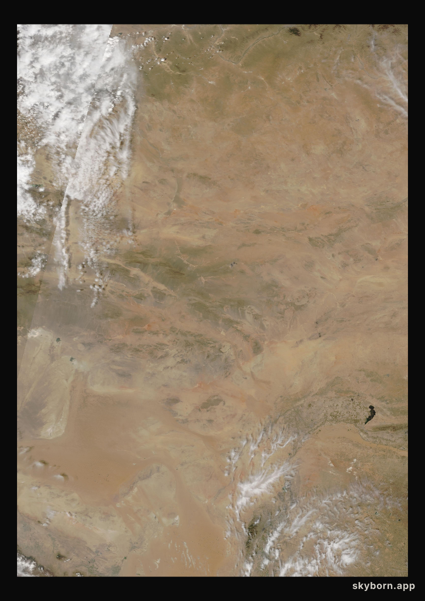 The Earth on 7 May 2018 · Gobi Desert