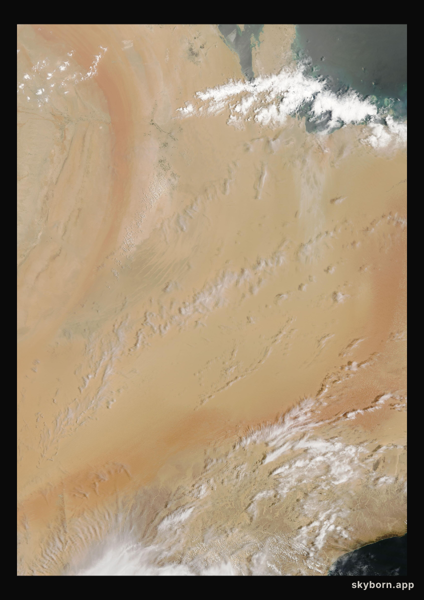 The Earth on 17 May 2018 · Empty Quarter, Arabia