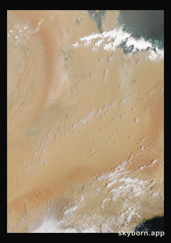 The Earth on 17 May 2018 · Empty Quarter, Arabia