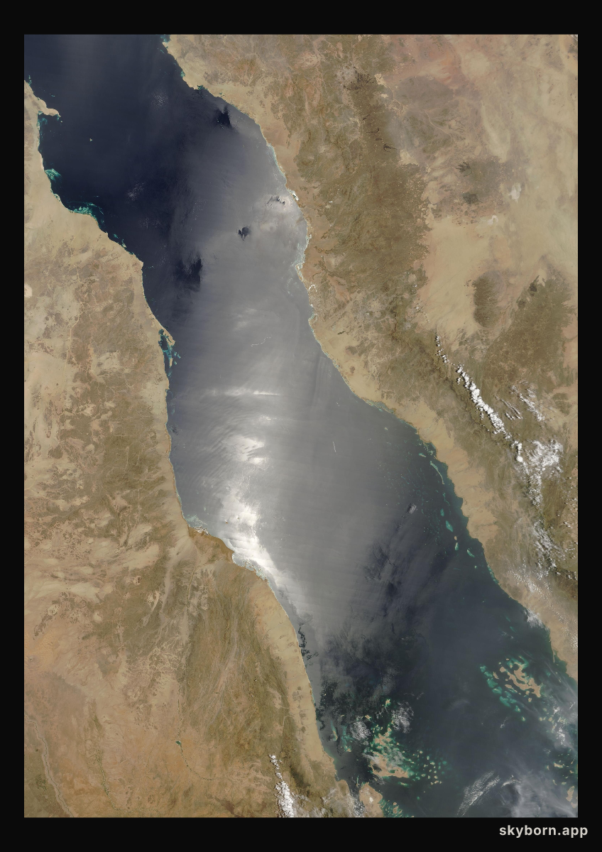 The Earth on 18 May 2018 · Red Sea