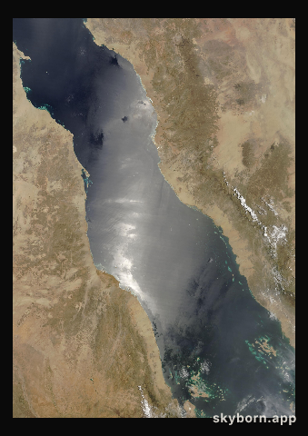 The Earth on 18 May 2018 · Red Sea