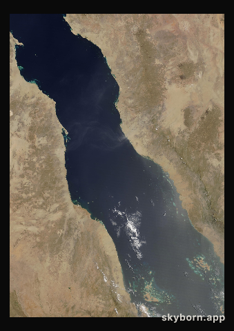 The Earth on 5 June 2018 · Red Sea