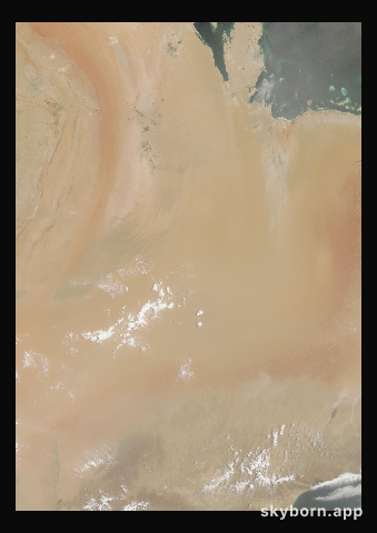 The Earth on 11 June 2018 · Empty Quarter, Arabia