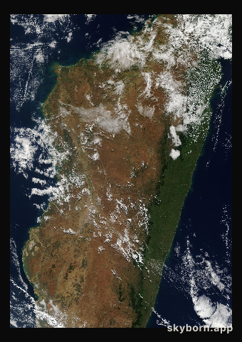 The Earth on 17 June 2018 · Madagascar