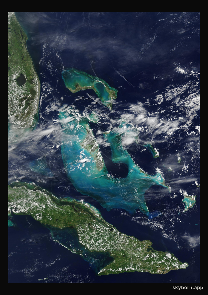 The Earth on 20 June 2018 · Bahamas