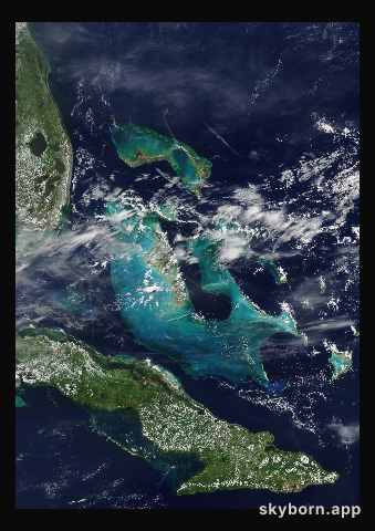 The Earth on 20 June 2018 · Bahamas