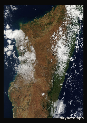 The Earth on 3 July 2018 · Madagascar
