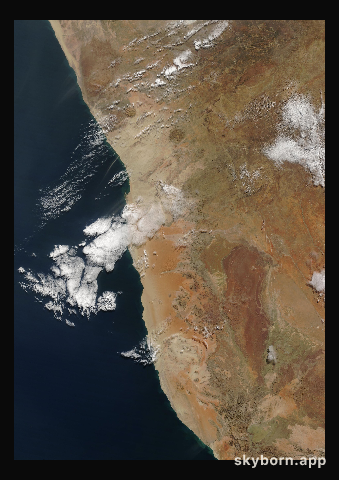 The Earth on 8 July 2018 · Namib Desert