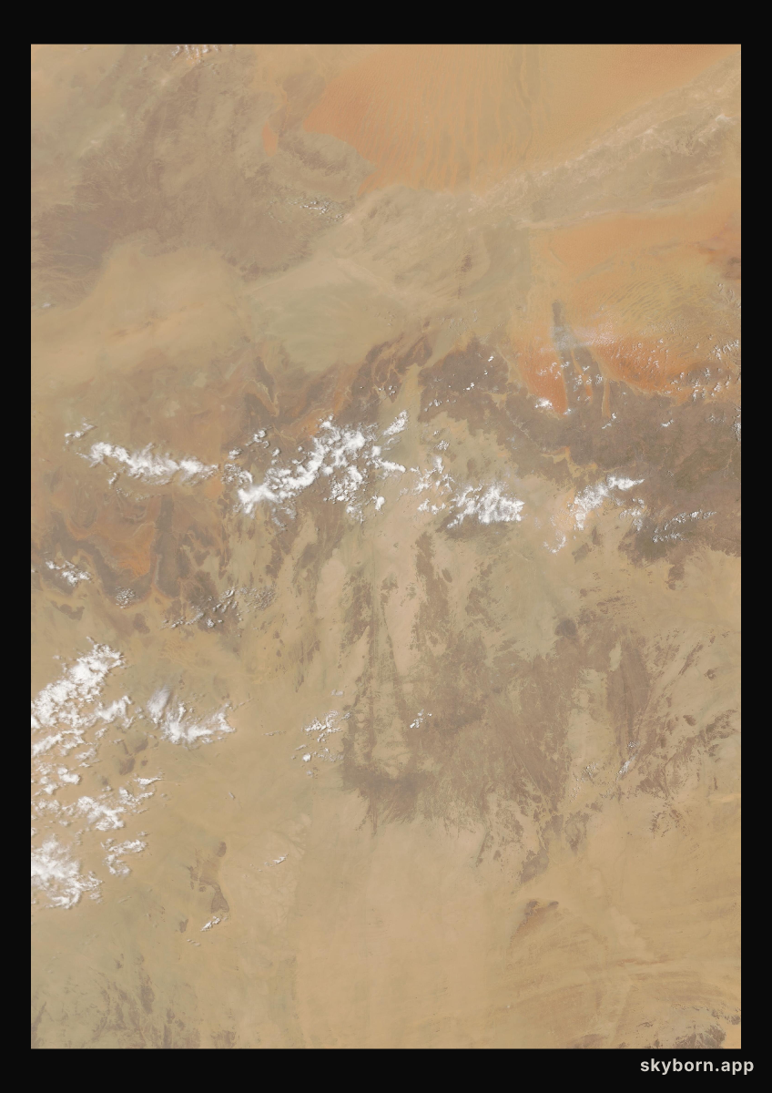 The Earth on 10 July 2018 · Sahara, Algeria