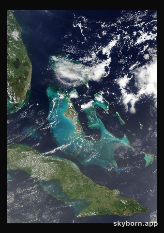 The Earth on 13 July 2018 · Bahamas