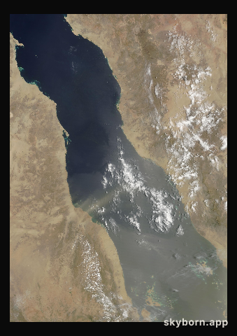 The Earth on 14 July 2018 · Red Sea