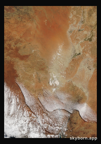The Earth on 15 July 2018 · Lake Eyre, Australia