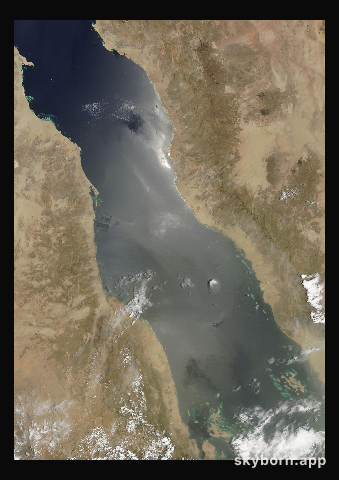 The Earth on 21 July 2018 · Red Sea