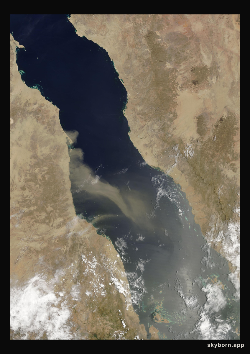 The Earth on 23 July 2018 · Red Sea