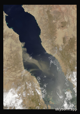 The Earth on 23 July 2018 · Red Sea