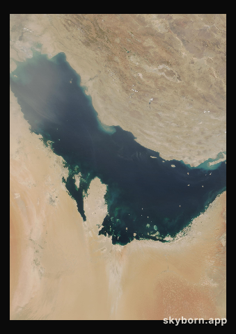 The Earth on 26 July 2018 · Persian Gulf