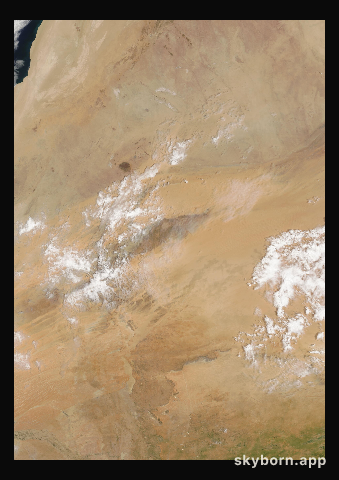 The Earth on 22 August 2018 · Eye of the Sahara, Mauritania