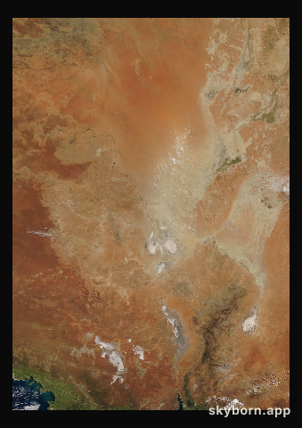 The Earth on 3 September 2018 · Lake Eyre, Australia