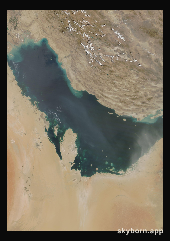 The Earth on 4 September 2018 · Persian Gulf