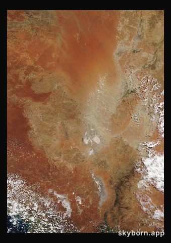 The Earth on 6 September 2018 · Lake Eyre, Australia