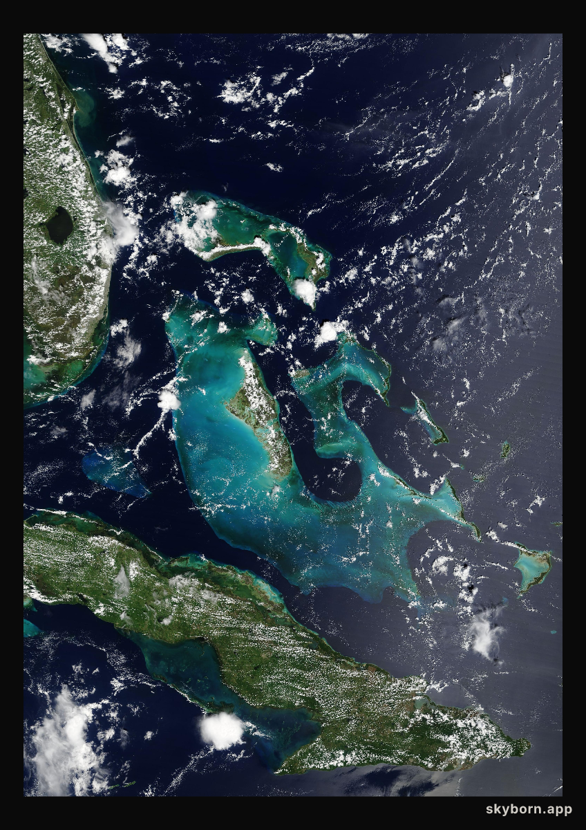 The Earth on 13 September 2018 · Bahamas