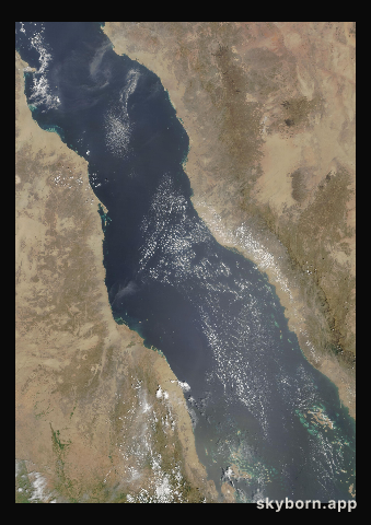 The Earth on 16 September 2018 · Red Sea