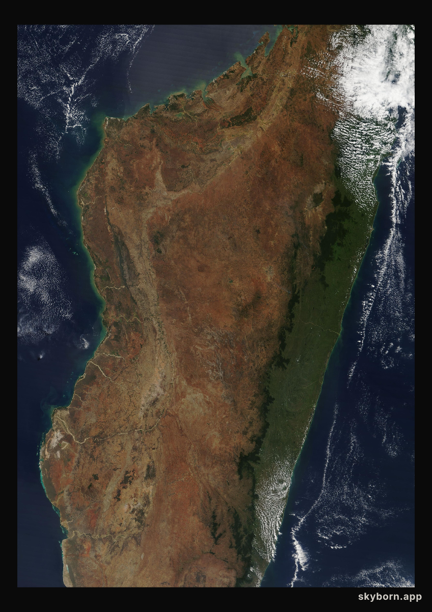 The Earth on 17 September 2018 · Madagascar