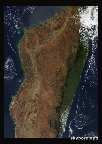 The Earth on 17 September 2018 · Madagascar