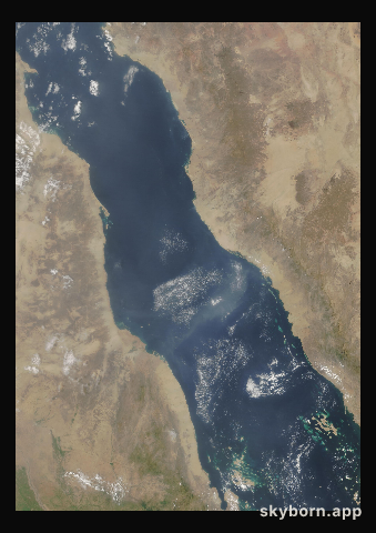 The Earth on 20 September 2018 · Red Sea