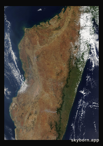 The Earth on 21 September 2018 · Madagascar