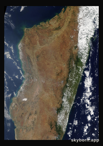 The Earth on 23 September 2018 · Madagascar