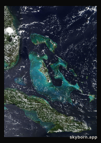 The Earth on 25 September 2018 · Bahamas