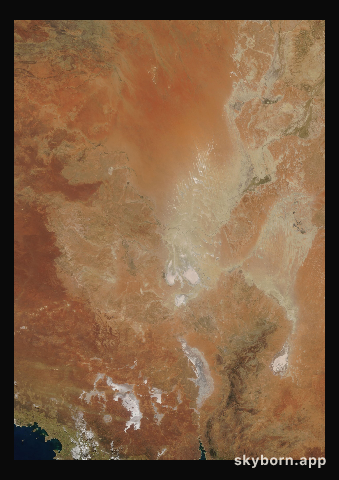 The Earth on 26 September 2018 · Lake Eyre, Australia