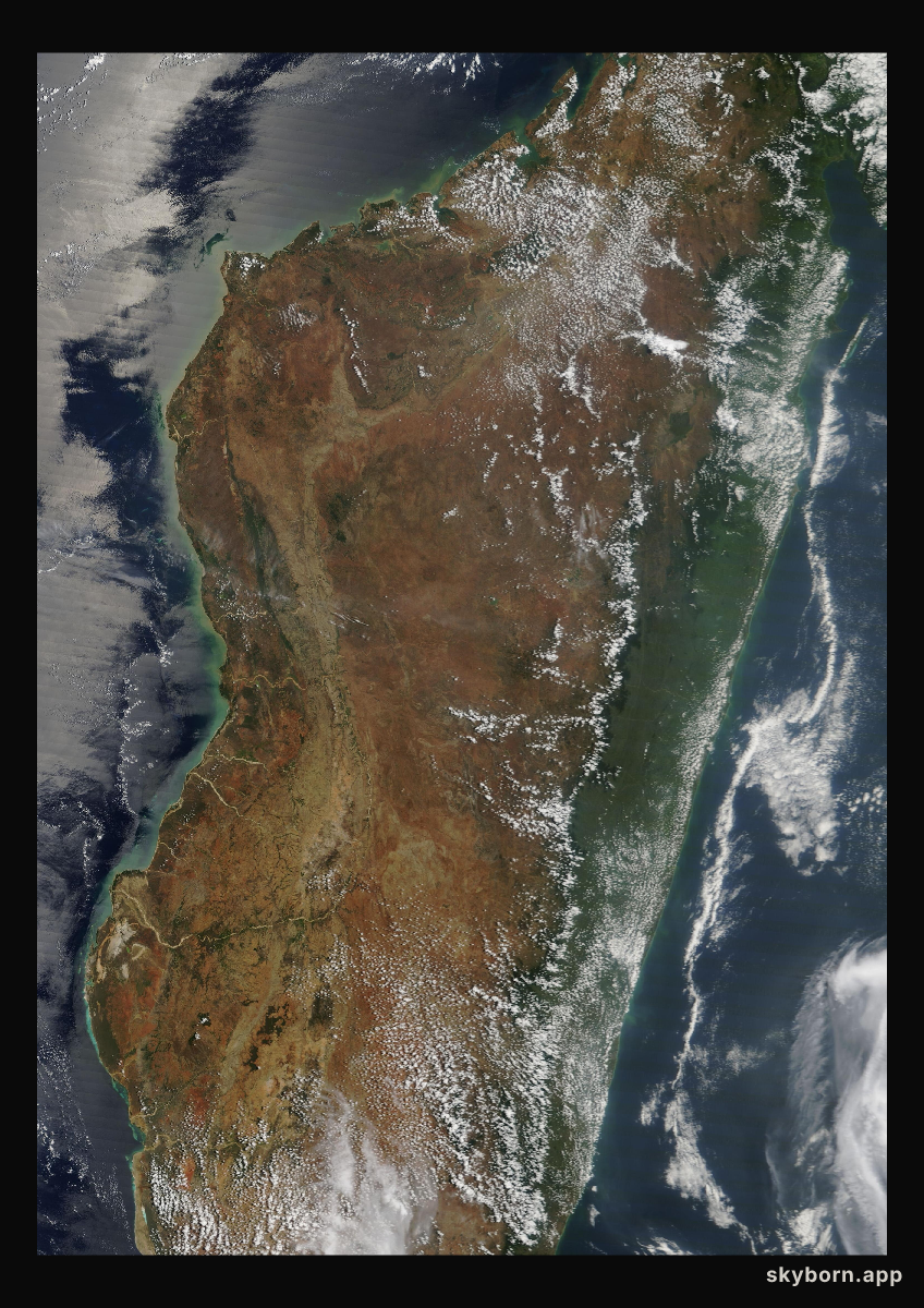 The Earth on 17 October 2018 · Madagascar