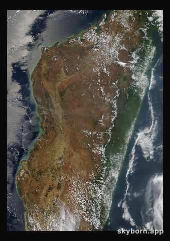The Earth on 17 October 2018 · Madagascar