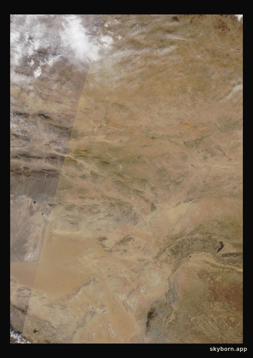 The Earth on 23 October 2018 · Gobi Desert