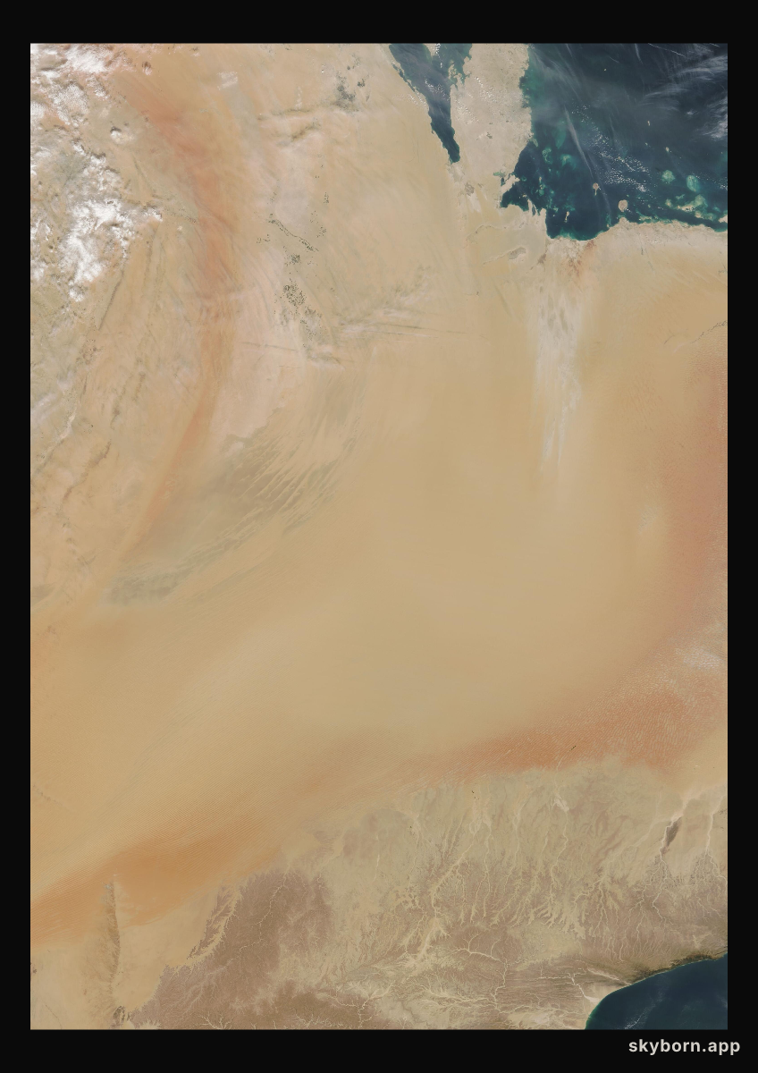 The Earth on 24 October 2018 · Empty Quarter, Arabia
