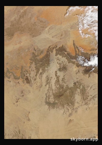 The Earth on 26 October 2018 · Sahara, Algeria
