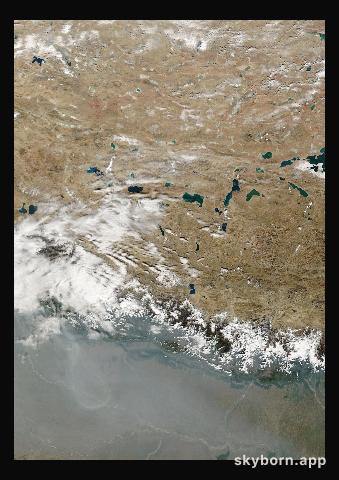 The Earth on 19 November 2018 · Himalaya and Tibet