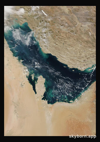The Earth on 22 November 2018 · Persian Gulf