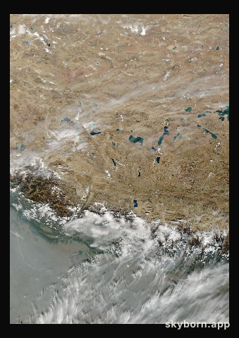 The Earth on 5 December 2018 · Himalaya and Tibet