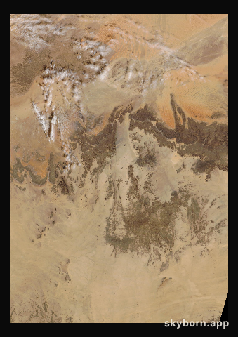 The Earth on 18 December 2018 · Sahara, Algeria