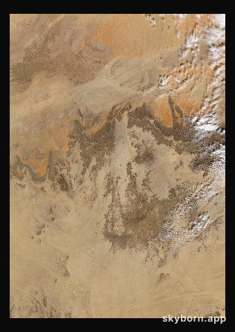 The Earth on 22 December 2018 · Sahara, Algeria