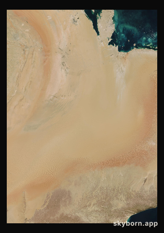 The Earth on 5 January 2019 · Empty Quarter, Arabia