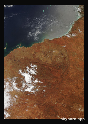 The Earth on 7 January 2019 · Pilbara, Western Australia