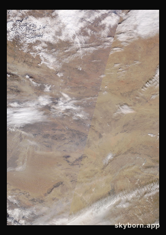 The Earth on 29 January 2019 · Gobi Desert